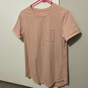 ALPHA FORWARD SCOOP TEE - pink
